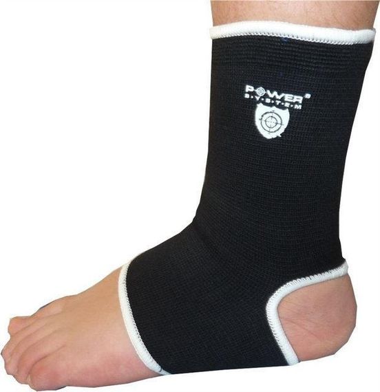 Бандажі на гомілкостоп Power System PS-6003 Ankle Support Black (2шт.) L | Зображення 1