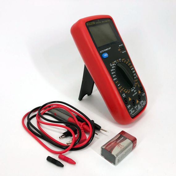 Универсальный мультиметр для электроники, Мультиметр с функцией защиты от перегрузки MF-35