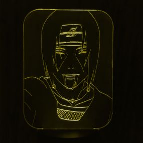 Акриловый светильник-ночник Учиха Итачи желтый tty-n000255