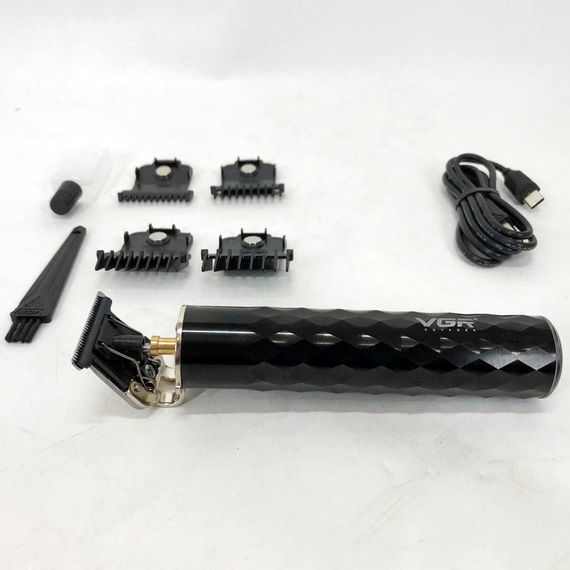 Триммер беспроводной VGR V-170, Машинка для стрижки волос беспроводная, Бритва HR-163 для бороды | Зображення 5