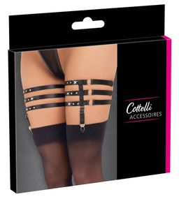Сексуальные подвязки для ног с заклепками Suspender Garters sexstyle