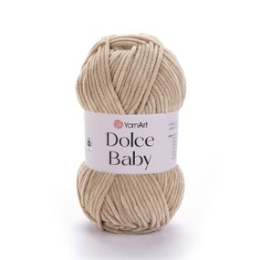 Пряжа YarnArt Dolce Baby 747 какао ярнарт дольче беби плюшевая