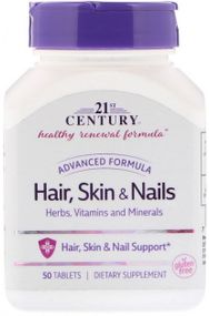 Hair Skin &amp; Nails Advanced Formula 50 Tablets