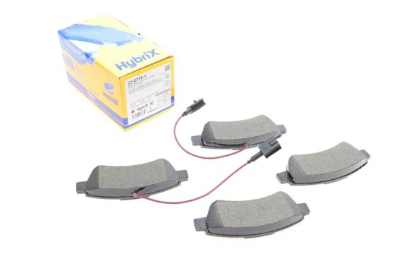 Колодки тормозные задние Citroen Jumper Fiat Ducato Peugeot Boxer 06- +датчики  22-0710-1