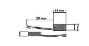 Щетки для электроинструмента 6*8*15 Sparky клема короткий поводок KOSA