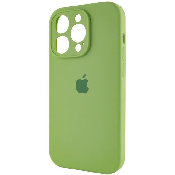 Чехол Silicone Case Full Camera Protective (AA) для Apple iPhone 13 Pro Max (6.7") Мятный / Mint | Зображення 2