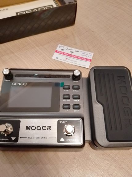 Гітарний процесор ефектів Mooer GE100 для електрогітари | Зображення 9