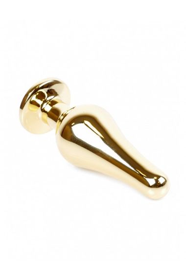 Анальна пробка з рожевим каменем Plug-Jewellery Gold BUTT PLUG-Rose | Зображення 4