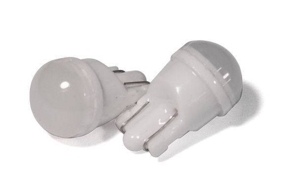 Светодиодная лампа StarLight T10 1 диод COB 12V 0.4W WHITE / матовая  линза / CERAMIC | Зображення 1