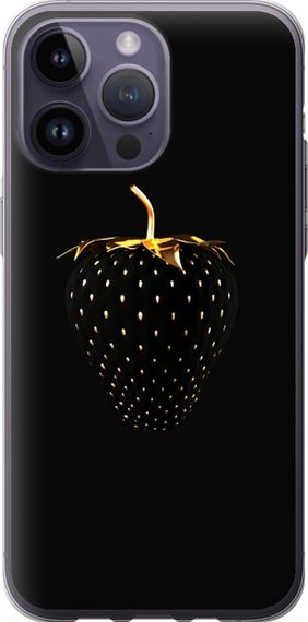 Чехол на iPhone 14 Pro Max Черная клубника "3585u-2667-17620"