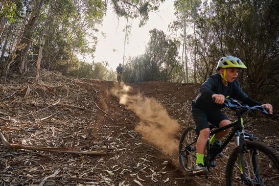 Велосипед гірський Expl 500 24" для дітей чорний | Зображення 4