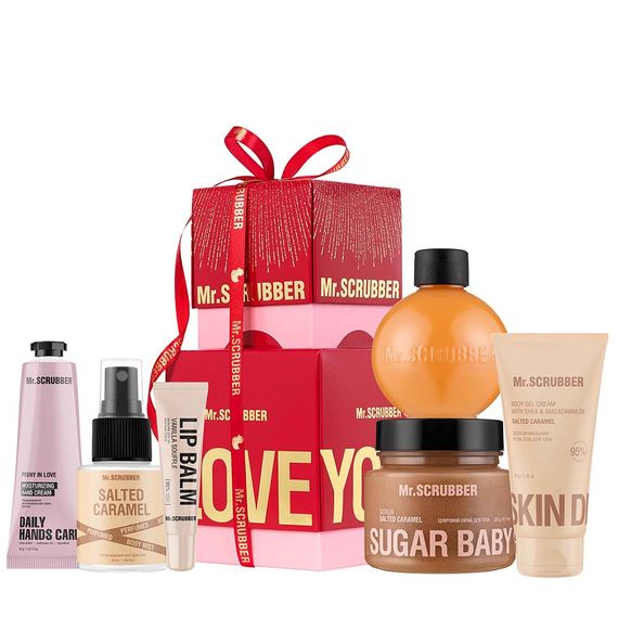 Подарунковий набір Mr. Scrubber Salted Caramel Season
