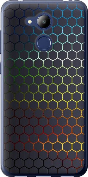 Чехол на Huawei Honor 6C Pro Переливающиеся соты "498u-1358-17620"