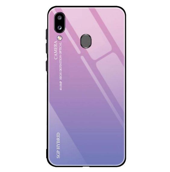 Чехол-бампер Primolux Gradient Glass для Samsung Galaxy A40 2019 (SM-A405) - Pink | Зображення 1