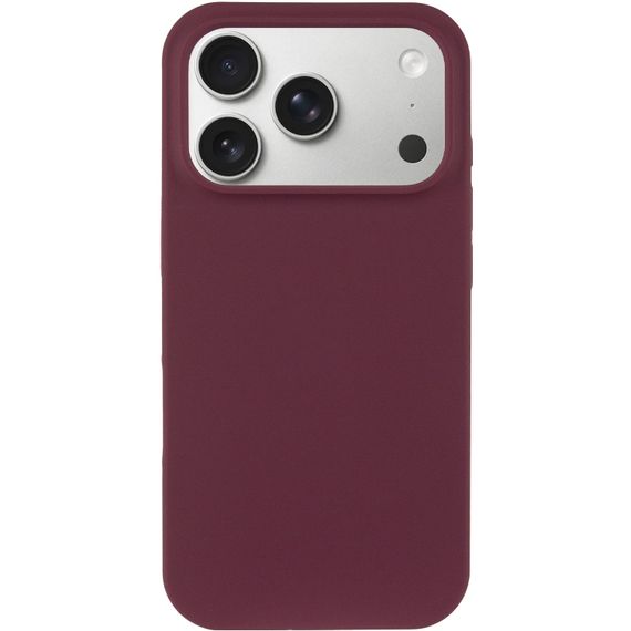 Чохол Silk Full Protective (AA) NO LOGO для Apple iPhone 17 Pro / 18 Pro (6.3") Бордовий / Plum | Зображення 1