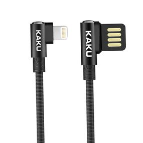 USB кабель кутовий Kaku KSC-028 USB - Lightning 1m - Black
