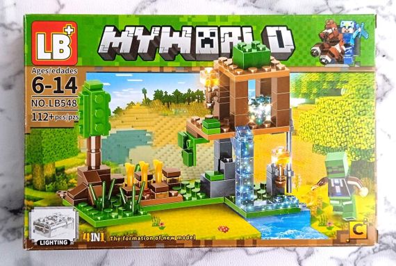 Конструктор Майнкрафт MY WORLD MINECRAFT LB548 110-112 деталей