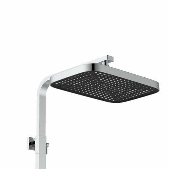 Душова система для кабіни Qtap Capricorn на три споживачі (з виливом) 53103KNC Chrome | Зображення 5