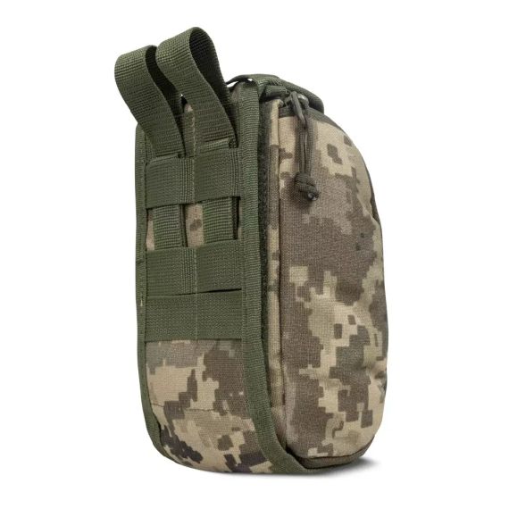 Підсумок-органайзер аптечка Ukrarmor Піксель (мм-14), тактична MOLLE Cordura 500D, підсумок укрармор ЗСУ, полювання | Зображення 1