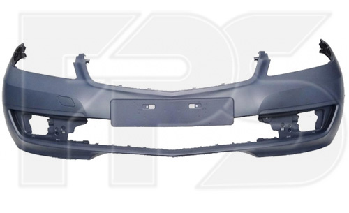 Бампер передний Mercedes-Benz A-class W169 '08-12 Classic (без отв. под п/троник) (FPS)