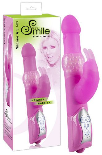 Вибратор PEARLY RABBIT розовый sexstyle