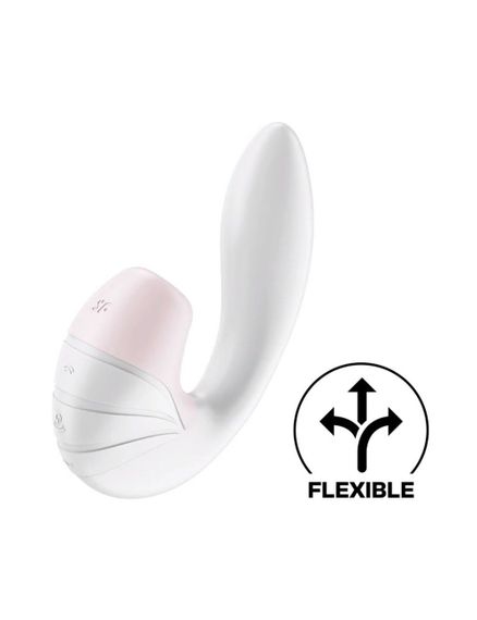 Вакуумний вібратор Satisfyer Supernova, 2 положення ствола, Білий