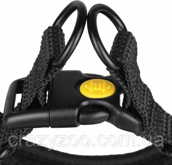 Шлея для собак BronzeDog Sport M неопрен 3D сітка рожева 30х40-46 см 7507Б/Т | Зображення 2