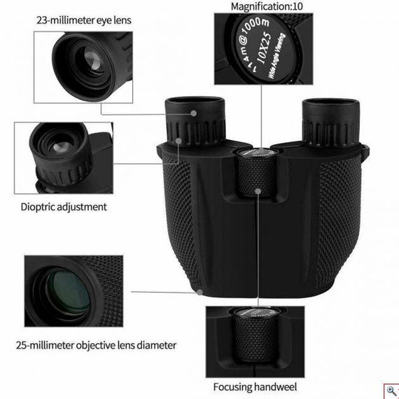 Comet 10×25 Travel HD — легкий бінокль для туризму й полювання | Зображення 6