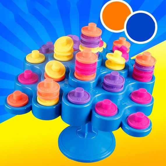 Настольная интерактивная игра Ummi 707-30 Topple Tower Game Blue | Зображення 3