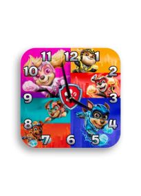 Годинник настінний Paw Patrol 3 квадратний