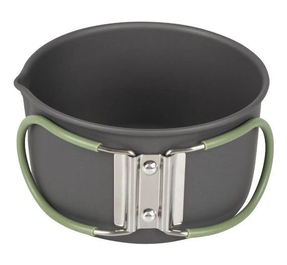 Набір посуду Bo-Camp Explorer 4 Pieces 19 Hard Anodized Grey/Green (2200241) (DAS302733) | Зображення 2