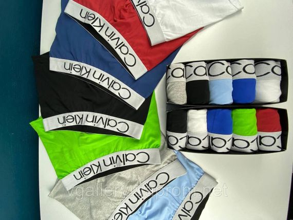 Подарунковий набір чоловічих трусів Calvin Klein Steel 45 в коробці - ціна поштучно  - розмір XL | Зображення 5