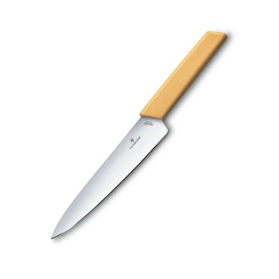 Кухонный нож Victorinox Swiss Modern Carving 19см Yellow (6.9016.198B) | Зображення 4