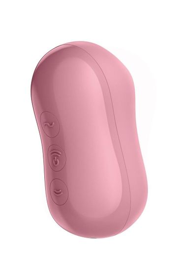 Вакуумний стимулятор із вібрацією Satisfyer Cotton Candy Light Red | Зображення 5