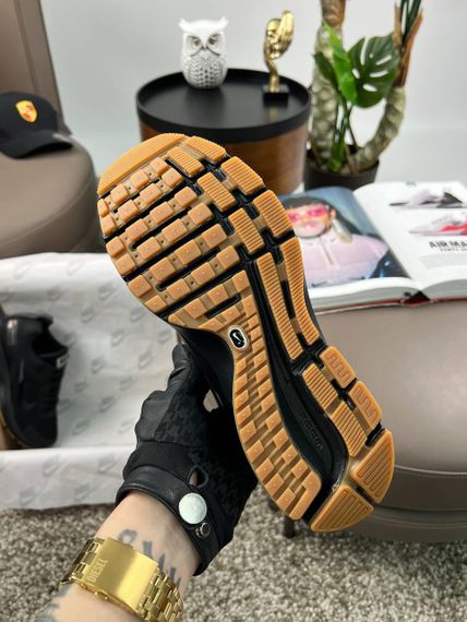 Чоловічі кросівки Zoom Structure 17x All Black Orange (текстиль) весна / літо / осінь 45 28,5 | Зображення 4