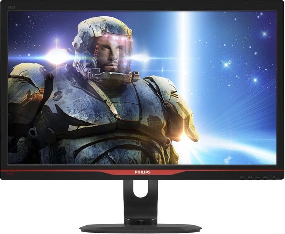 Монітор Philips 242G5DJEB / 24" (1920x1080) TN / 2x HDMI, 1x DP, 1x DVI, 1x VGA, 4x USB 3.0, 1x USB Type-B / VESA 100x100 / Pivot б/в | Зображення 1