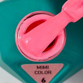 Гель-лак Victoria Avdeeva Mimi Color №6 (яскравий коралово-рожевий) 12 мл HEMA & TPO FREE