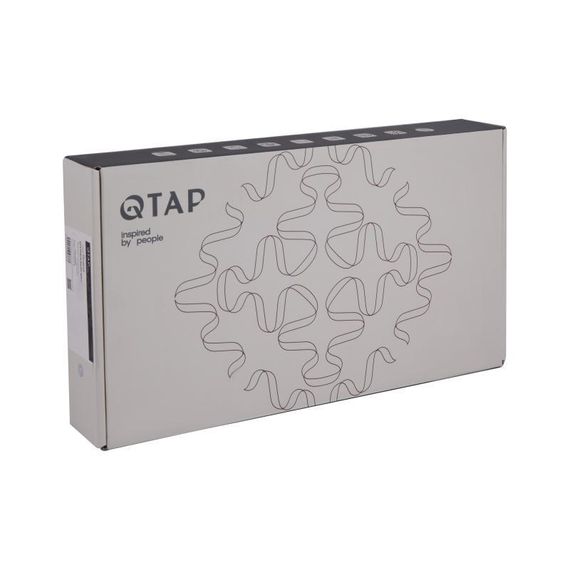 Смеситель для раковины Qtap Vlasta New высокий QTVLA269GMB45653 Gunmetal Black PVD | Зображення 4