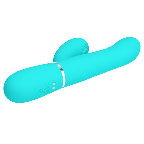 Вібромасажер із поступальним рухом серії Pretty Love - Mariana Twinkled Green 7 vibration functions 4 rolling functions, sexstyle | Зображення 7