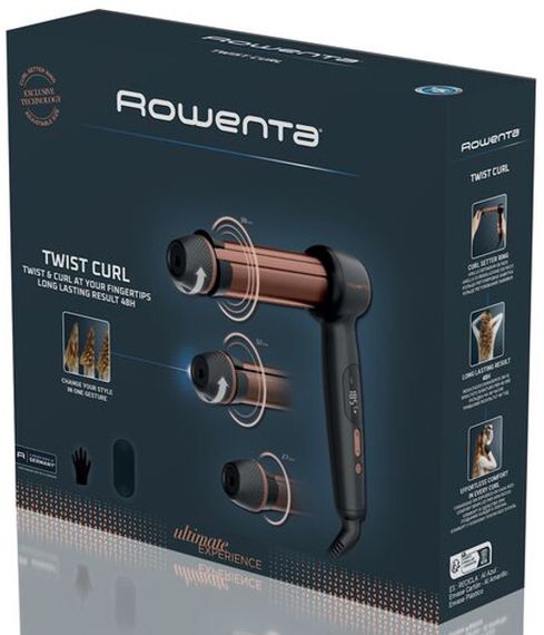 Стайлер Rowenta Twist Curl CF4620E0 75 Вт черный | Зображення 6