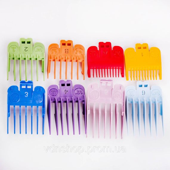 Машинка для стрижки волосся Sokany SK-LF-9970 акумуляторна з 8 насадками Жовтий | Зображення 5