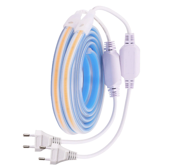 Світлодіодна LED стрічка PROLUM™ 220V; СОВ; 280 LED; IP68; 12 ММ; Series "S", Білий (5500-6000К)