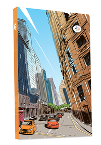 Блокнот 4Profi  "Streets note" orange 80 арк. формат А5 901494