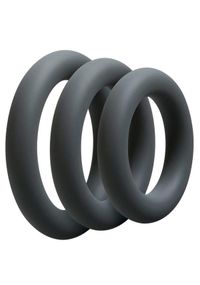 Набор эрекционных колец Doc Johnson OptiMALE 3 C-Ring Set Thick Sex Aura