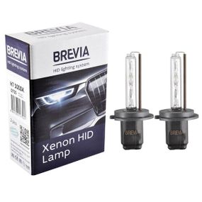 12750 BREVIA Автолампа H7,5000K,85V,35W PX26d KET,(2шт.) XENON