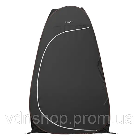 Палатка душ-туалет для кемпинга автомат 120×120×190 (см) тент для душа и туалета туристический LU-015DB Черный