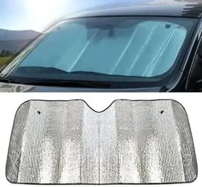 Солнцезащитная шторка на лобовое стекло 140*70 см