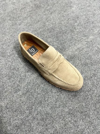 Замшевые мужские лоферы Luciano Bellini Бежевый 41 размер | Зображення 8