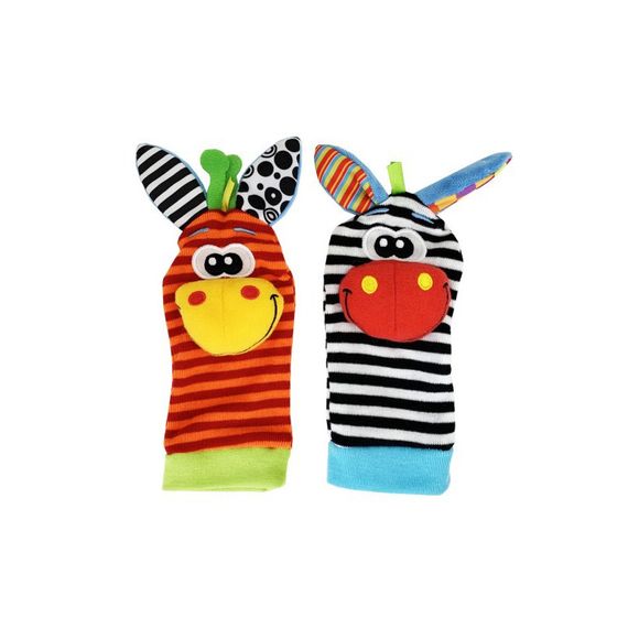 Набір шкарпетки та браслетики "Зебра та жираф" MGZ-1209 | Зображення 2