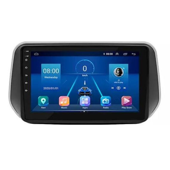 Штатная автомагнитола Hyundai Santa Fe 2018-2019 (10") Android 10.1 черная (MER-14110_5671) | Зображення 3